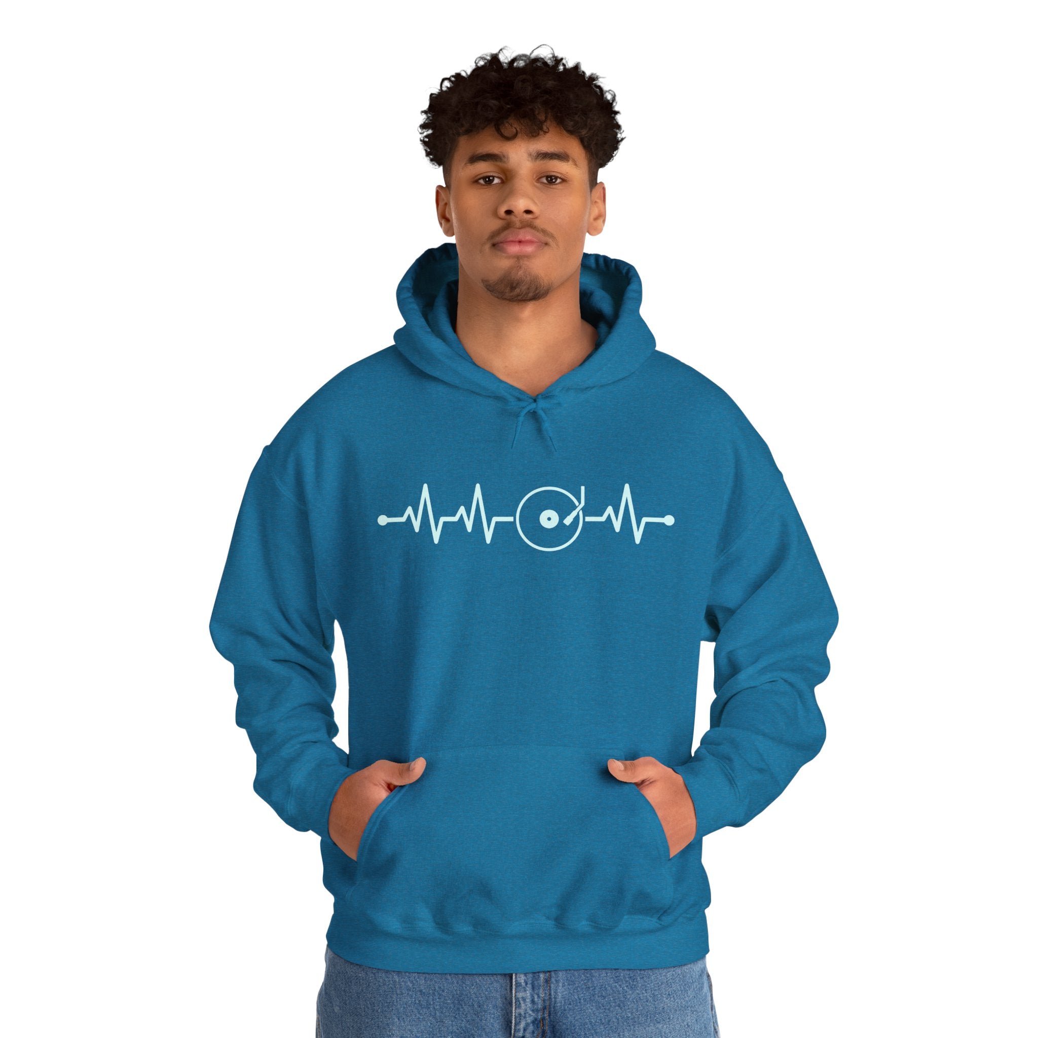Vinyl Heartbeat Hoodie