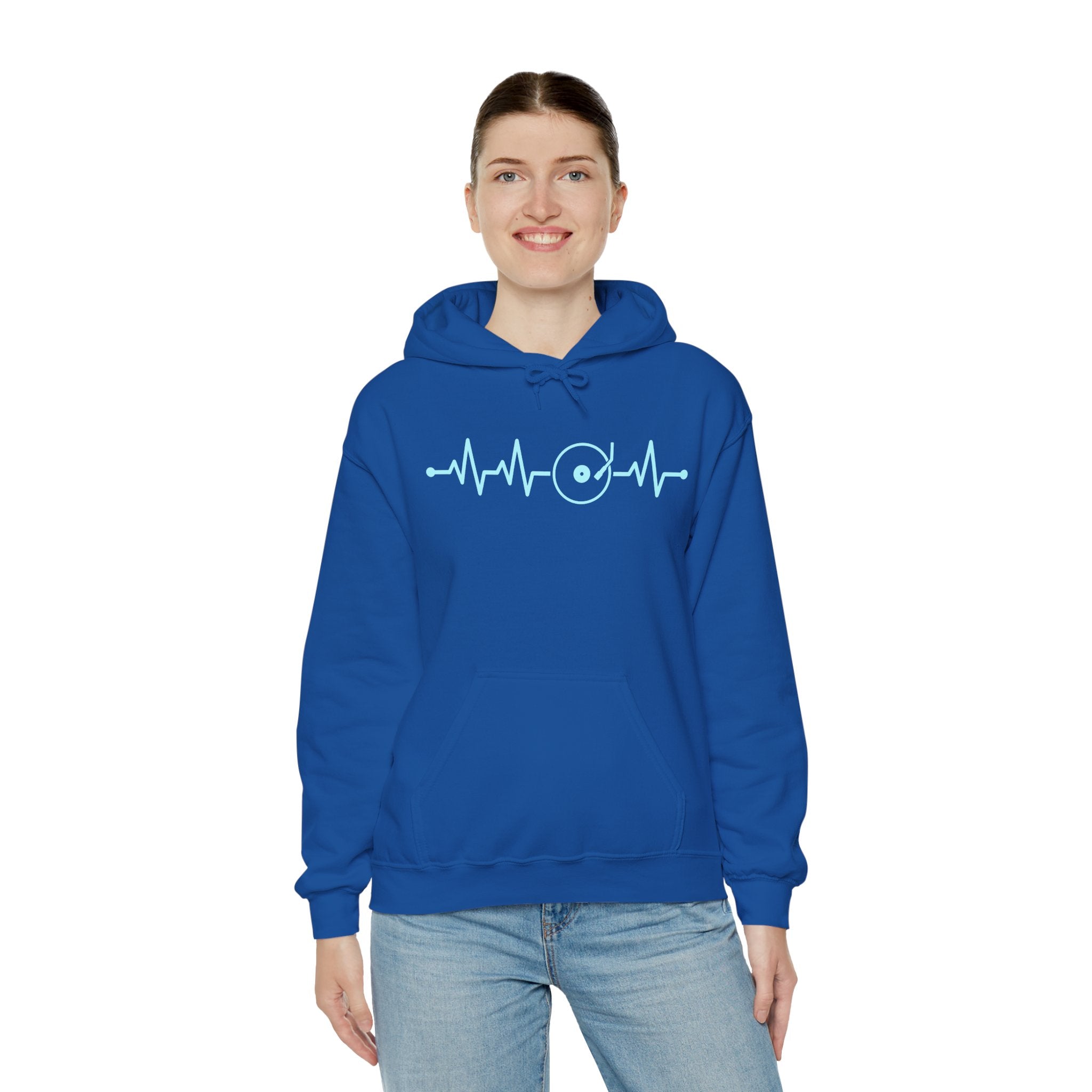 Vinyl Heartbeat Hoodie