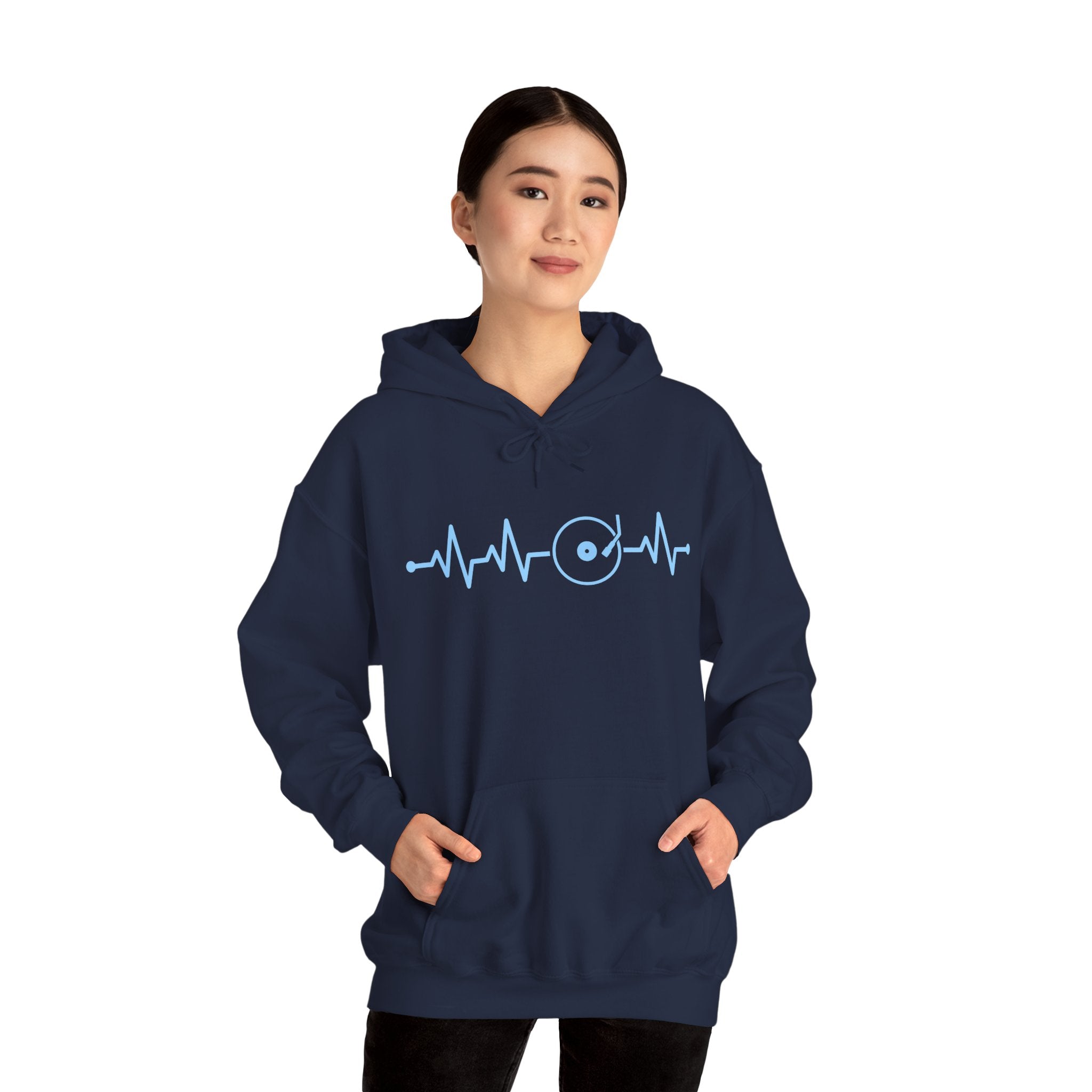 Vinyl Heartbeat Hoodie