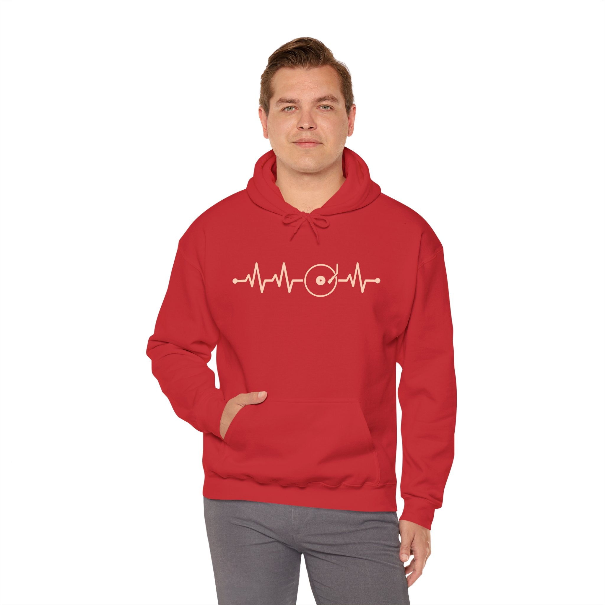 Vinyl Heartbeat Hoodie