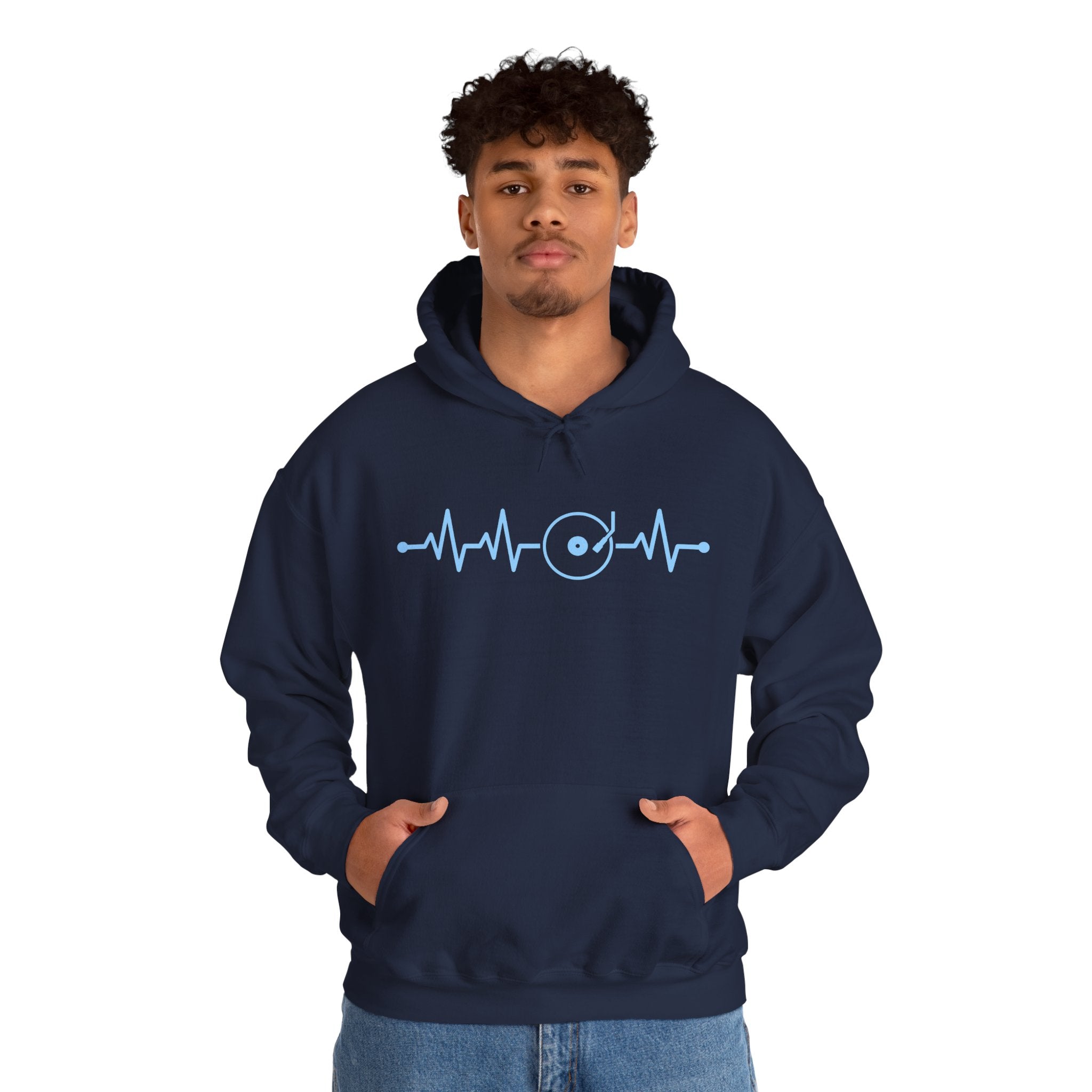 Vinyl Heartbeat Hoodie