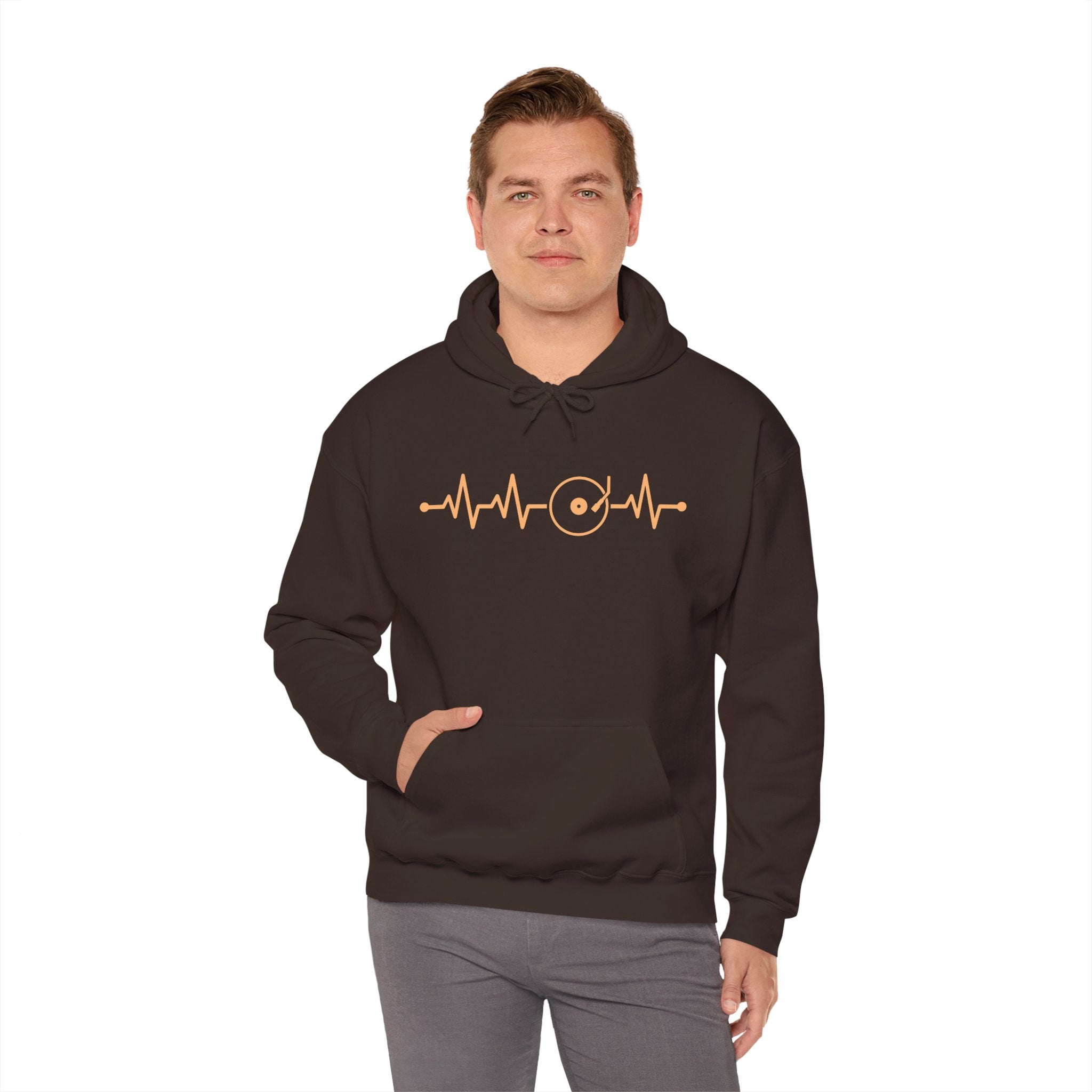 Vinyl Heartbeat Hoodie