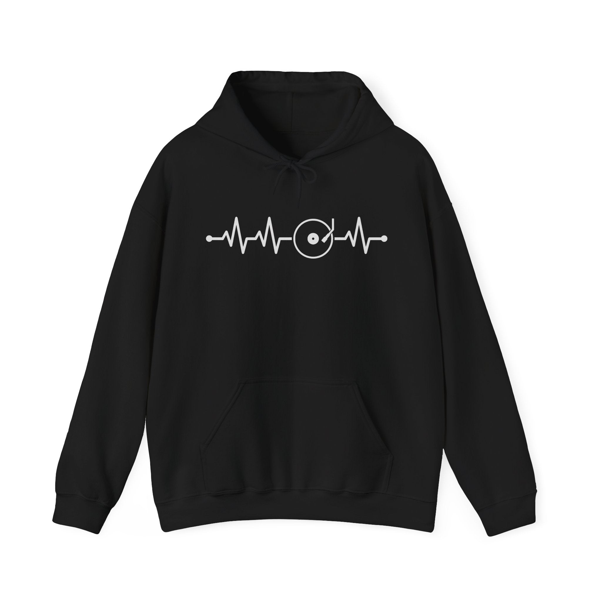 Vinyl Heartbeat Hoodie