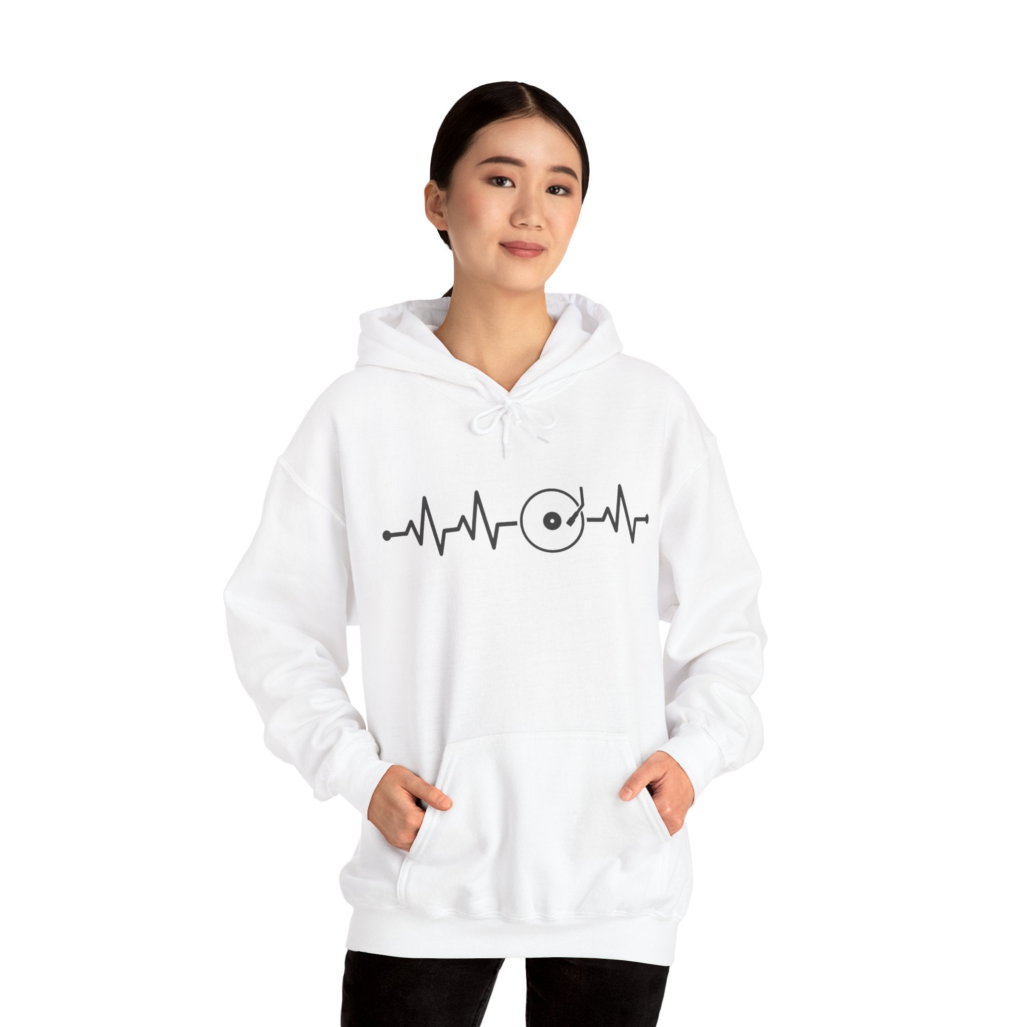 Vinyl Heartbeat Hoodie⠀