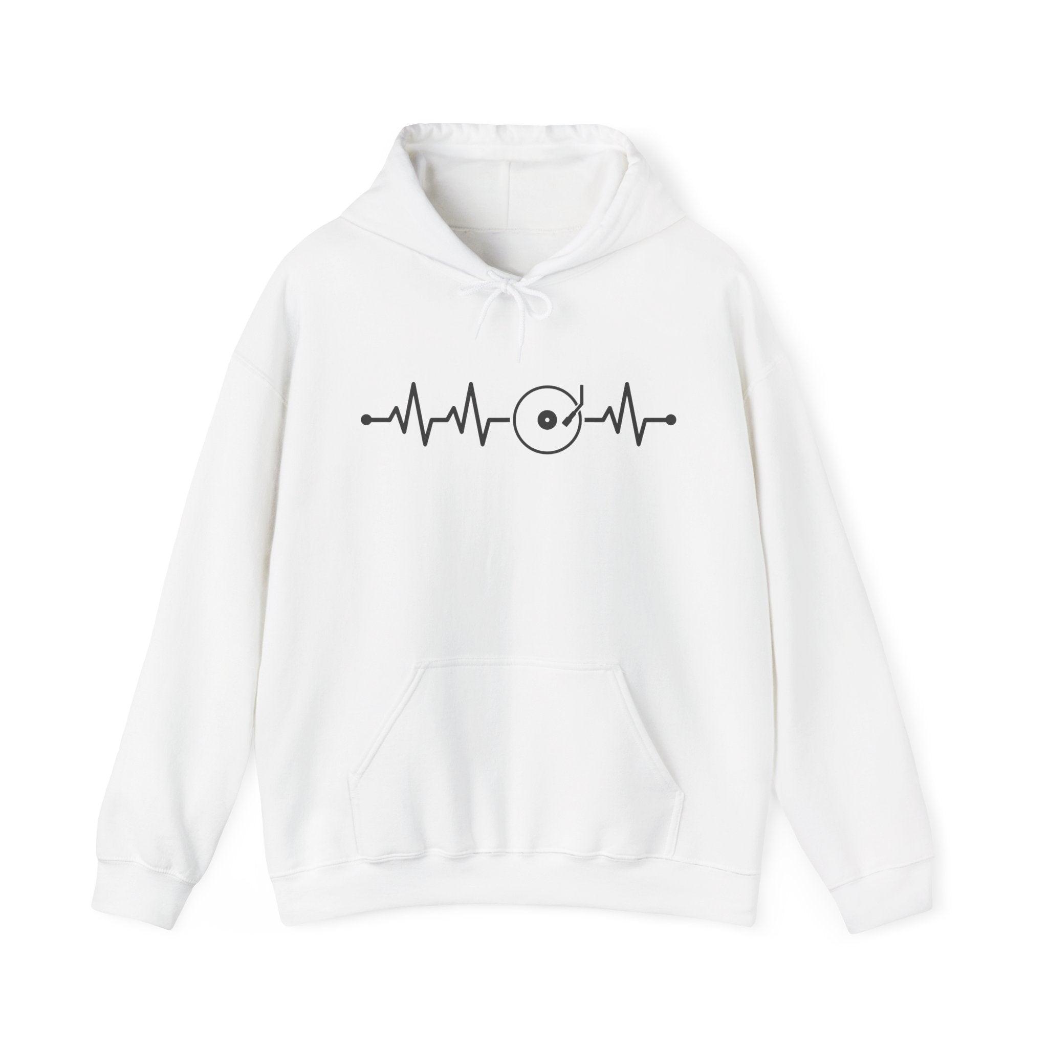 Vinyl Heartbeat Hoodie