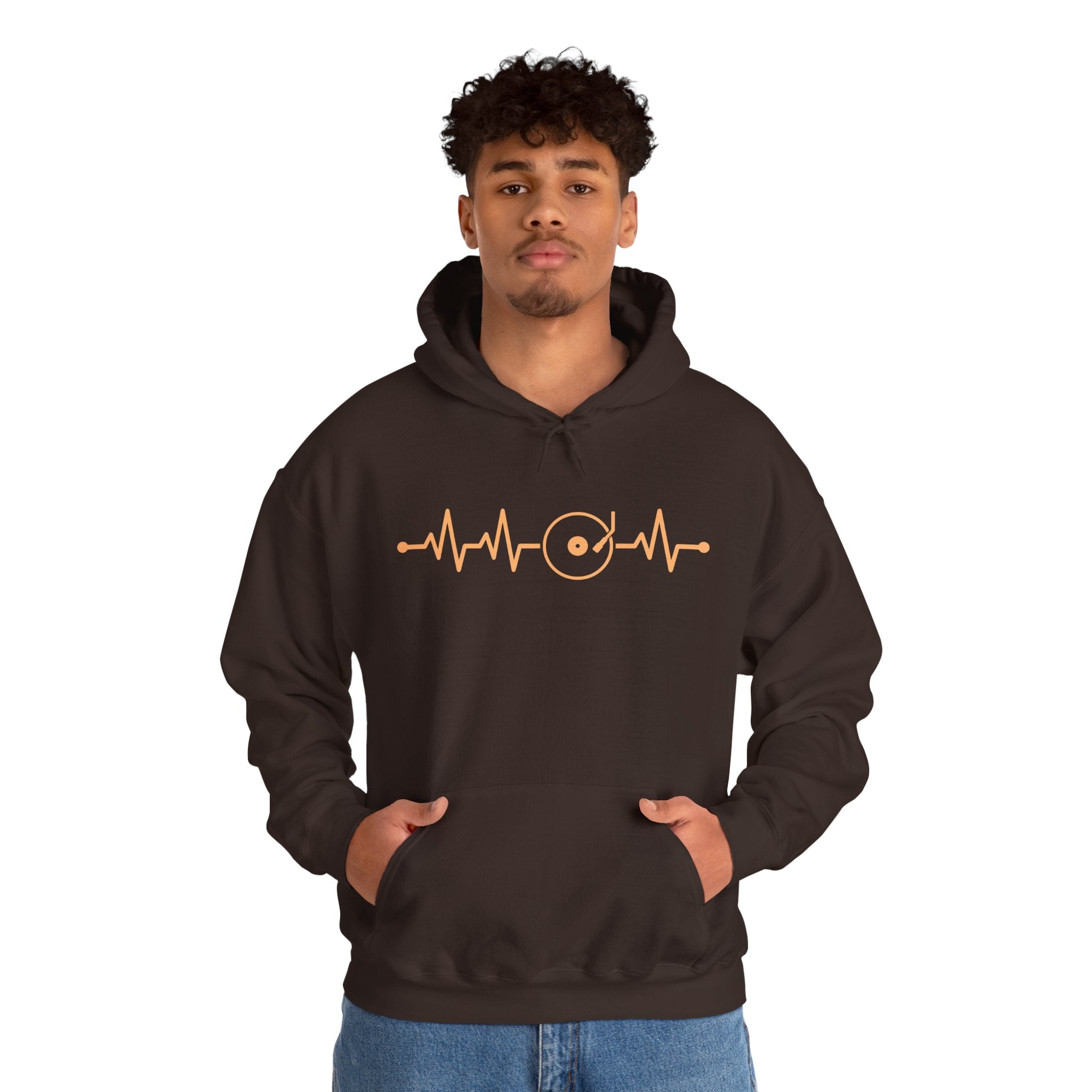 Vinyl Heartbeat Hoodie