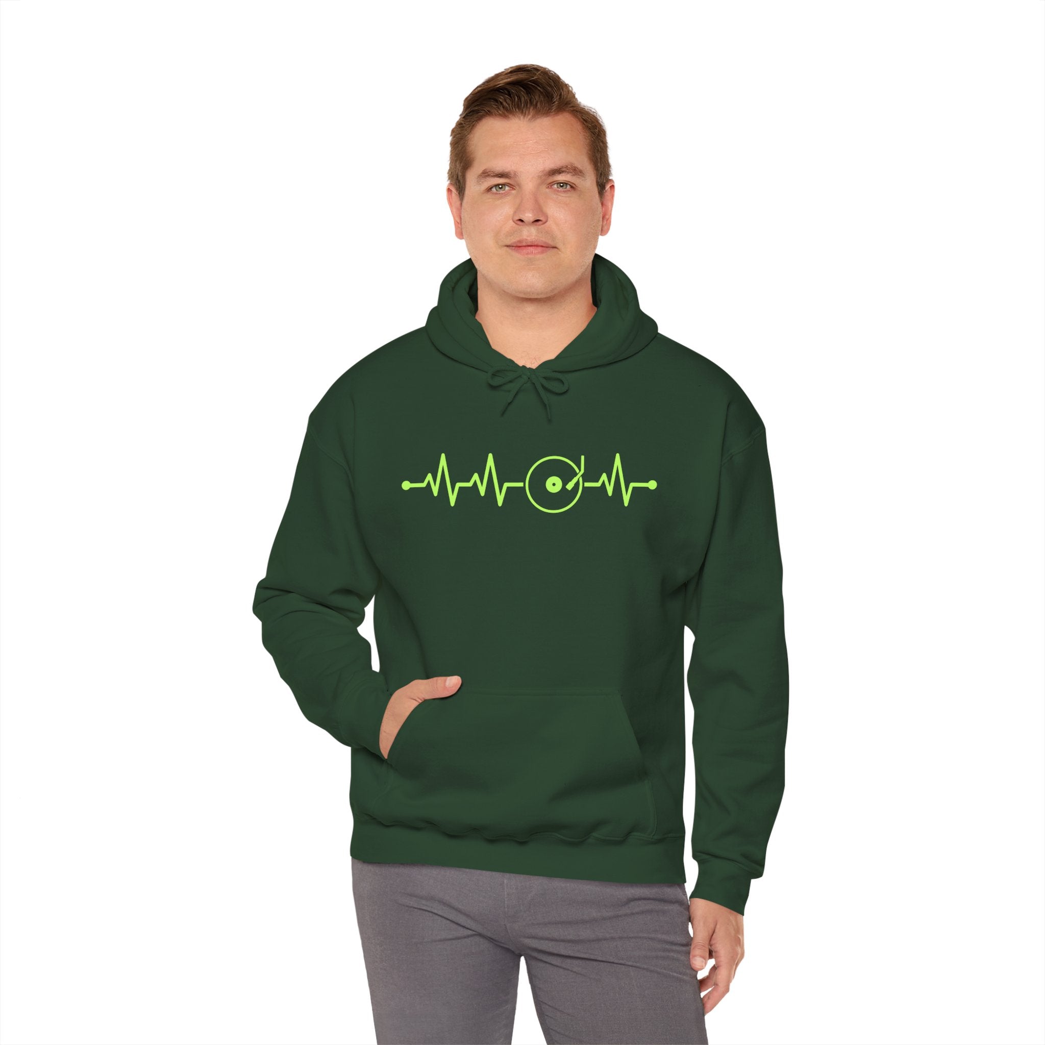 Vinyl Heartbeat Hoodie