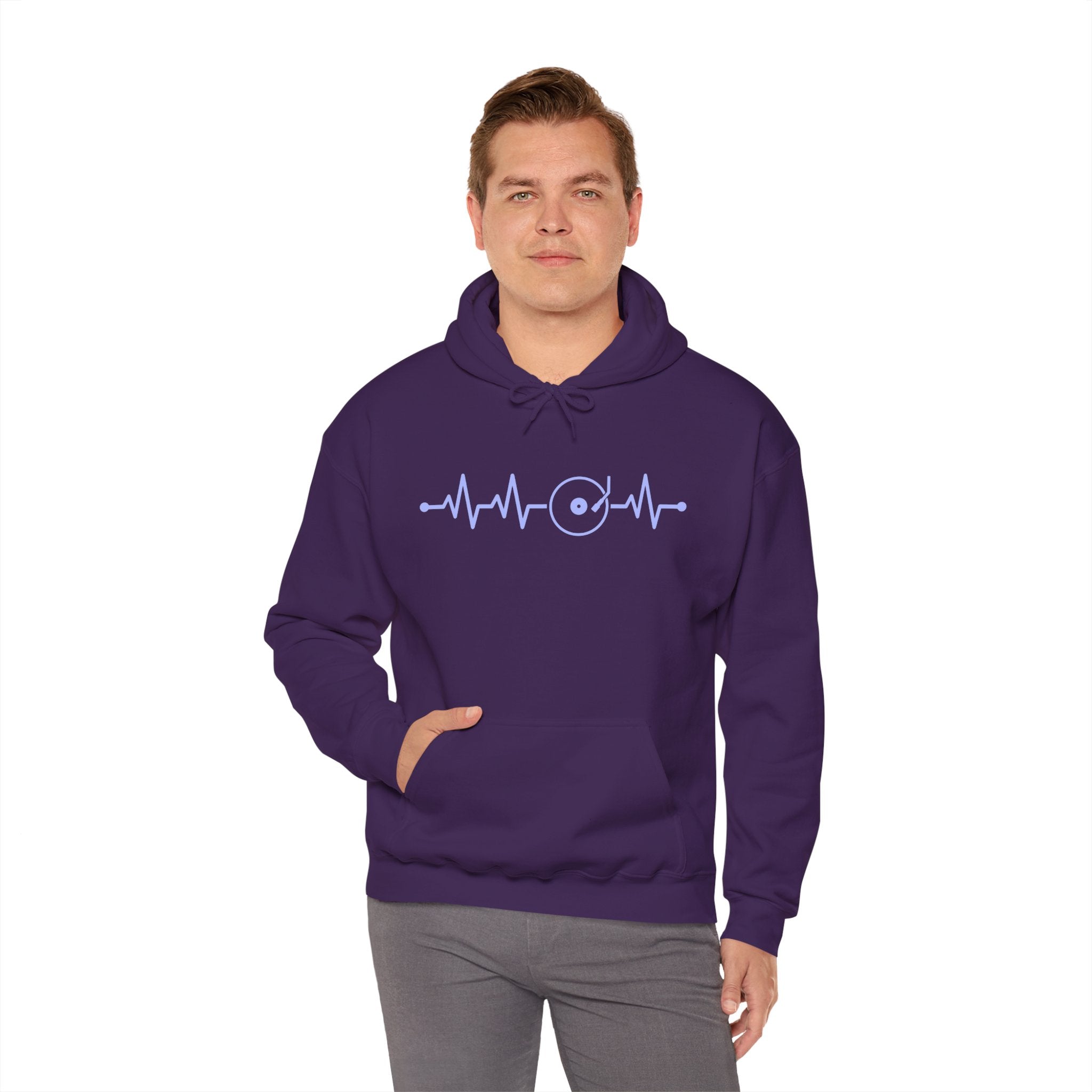 Vinyl Heartbeat Hoodie
