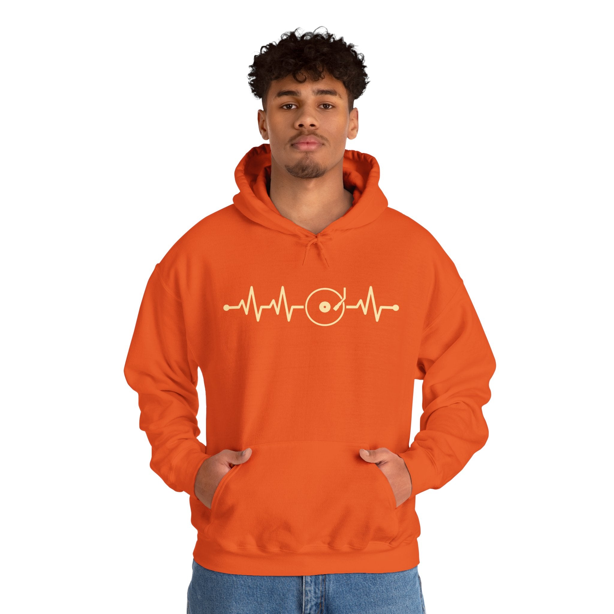 Vinyl Heartbeat Hoodie⠀